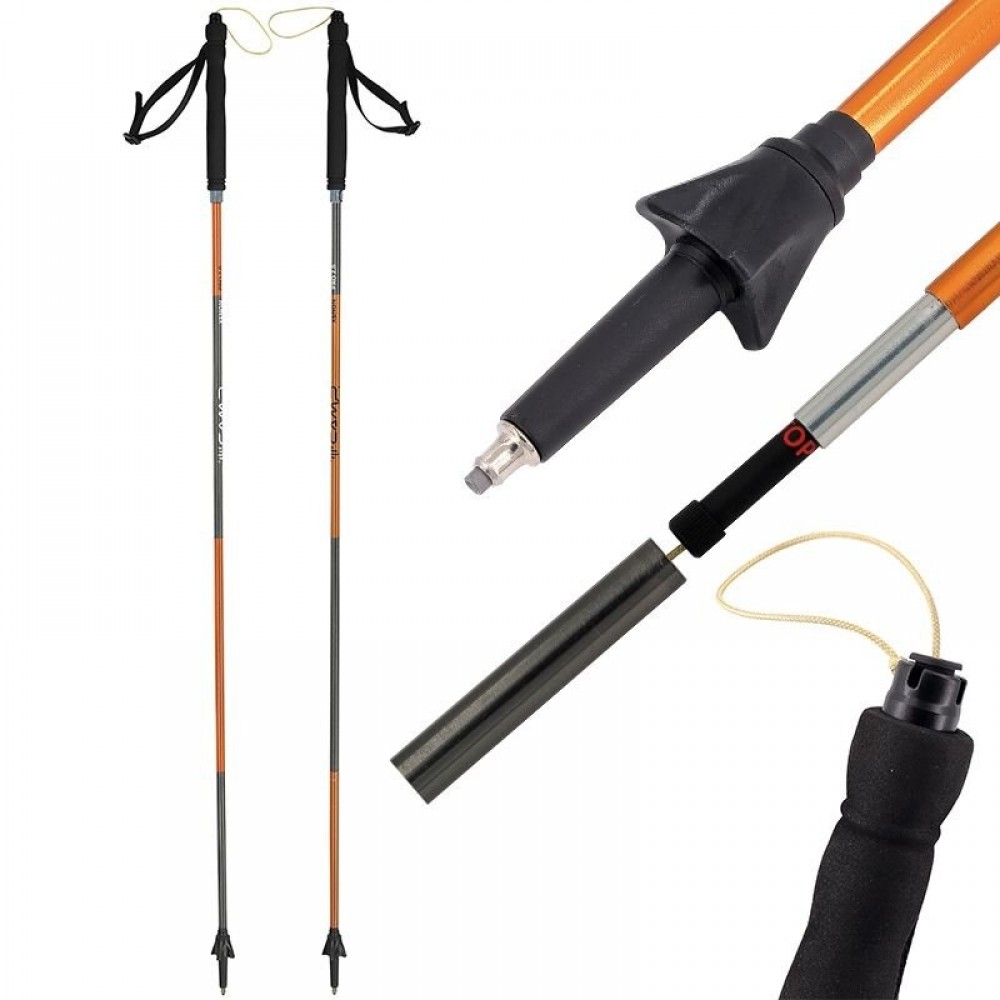 Xenon PRO 2.0 - Bastoncini Trekking Superleggeri In Alluminio Con Rotella Dart Basket