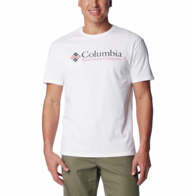 Μπλούζα Columbia CSC Basic Logo™ Short Sleeve Tee - Λευκό