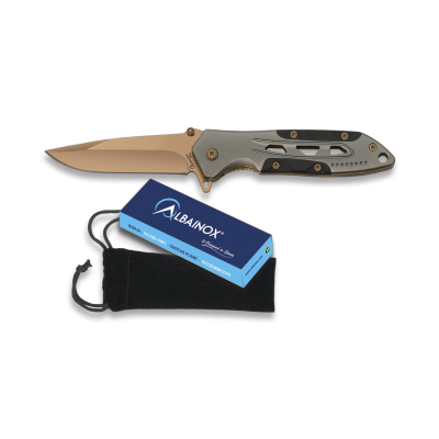 ΣΟΥΓΙΑΣ ALBAINOX, G10 handle pocket knife. Blade 7.50 cm, 18141-A