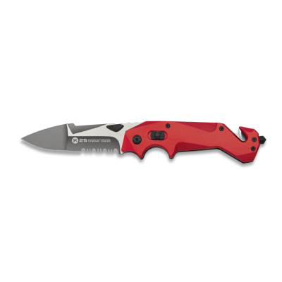ΣΟΥΓΙΑΣ K25, titanium coated RED pocket knife. Blade 8.5, 18535