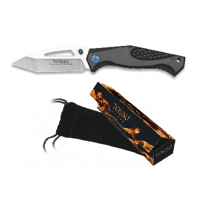 ΣΟΥΓΙΑΣ TOKISU pocket knife. Carbon. Blade: 9 cm