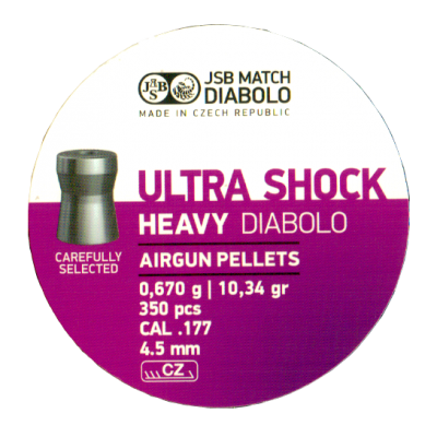 ΒΛΗΜΑΤΑ JSB Ultra Shock Heavy 4,52 (0.67g/10.34gr)