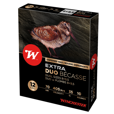 Extra Duo Becasse (Μπεκάτσα) Διασποράς WINCHESTER, 12-70,20mm, 35g, 405m/s, no.8+9,5 (10/200)