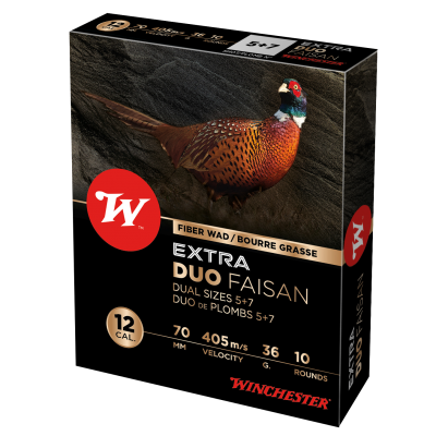 EXTRA DUO FAISAN (ΦΑΣΙΑΝΟΣ) ΜΑΛΛΙΝΗ ΤΑΠΑ WINCHESTER, 12-70,20mm, 36g, 405m/s, no.7+5 (10/200)