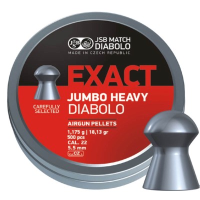 ΒΛΗΜΑΤΑ JSB EXACT JUMBO HEAVY 5.52mm/500 (18.13 grains)