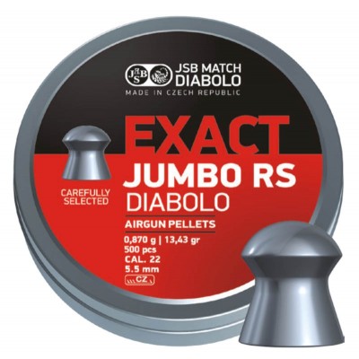 ΒΛΗΜΑΤΑ JSB EXACT JUMBO RS 5.52mm/500 (13.43 grains)