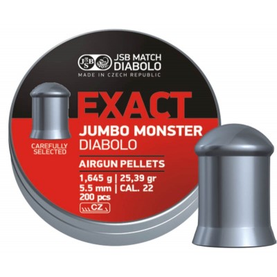 ΒΛΗΜΑΤΑ JSB EXACT JUMBO MONSTER 5.52mm/200 (25.39 grains)