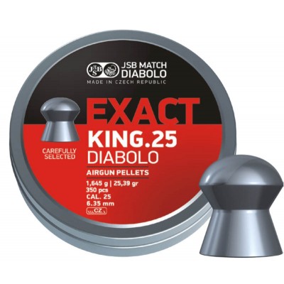 ΒΛΗΜΑΤΑ JSB EXACT KING.25 6.35mm/350 (25.39 grains)