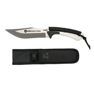 ΜΑΧΑΙΡΙ K25, Tactical Knife, Titanium Coated ,Black Cord Wrapped, 32377