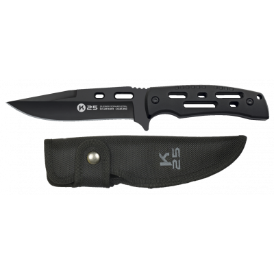 ΜΑΧΑΙΡΙ K25, black knife. Blade: 13.2 cm, 32609