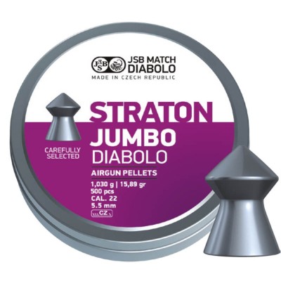 ΒΛΗΜΑΤΑ JSB STRATON 5.50mm / 500, JUMBO, (1,030gr /  15,895g)