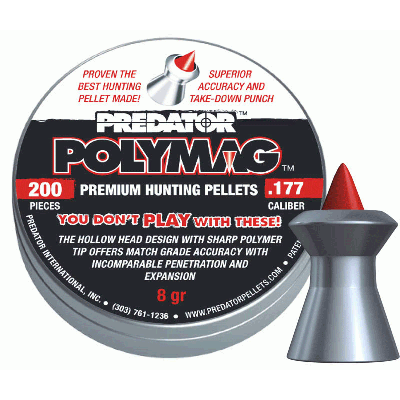 ΒΛΗΜΑΤΑ POLYMAG-PREDATOR 4,5mm  / 200pcs
