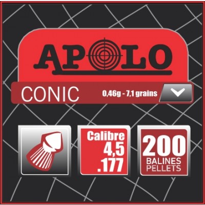 ΒΛΗΜΑΤΑ APOLO CONIC 4,5mm / 200