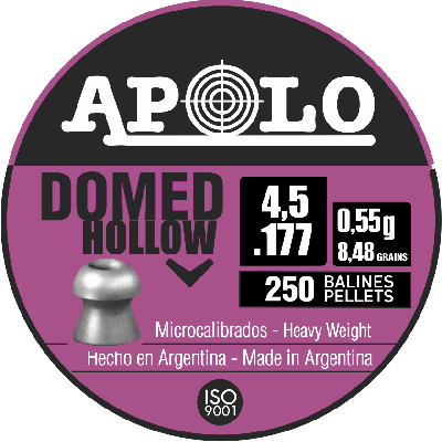 ΒΛΗΜΑΤΑ APOLO DOMED HOLLOW 4,5mm / 250