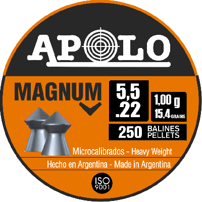 ΒΛΗΜΑΤΑ APOLO MAGNUM 5,5mm / 250