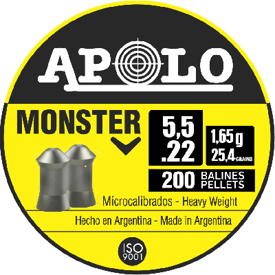 ΒΛΗΜΑΤΑ APOLO MONSTER 5,5mm / 200
