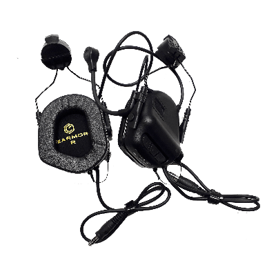 Ωτοασπίδες - Ακουστικά Επικοινωνίας EARMOR Μ32H Black - MARK-I - DUAL COM - ARC