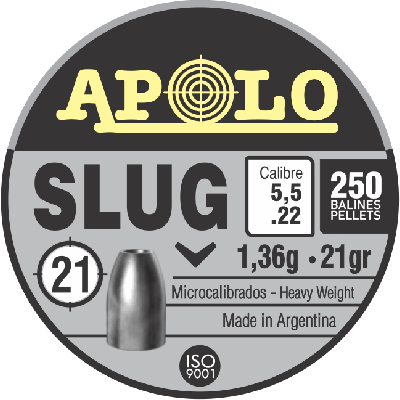 ΒΛΗΜΑΤΑ APOLO SLUG 5,5mm / 21 / 250